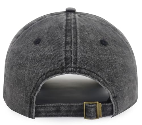 Built in the Forties Baseball Hat for Men & Women - Black Cotton, Original 90s & 80s Style