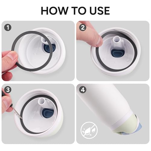 Owala FreeSip Seal Ring Replacement - 4 Pack Silicone Gaskets