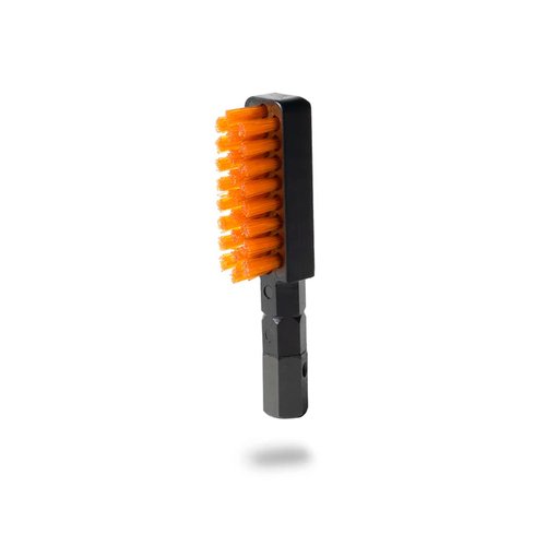 Fix It Sticks 3-Piece Gun Cleaning Brush Set - Nylon & Bronze Cleaning Brushes with 6-Bit Holder Included - Works with Any 1/4" Driver & Accepts 8/32" Threaded Attachments