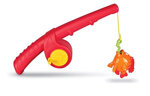 Kids Fishing Set with Tackle Box & Magnetic Reel - Toddler Water & Bath Toys