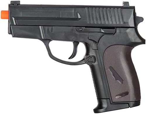 Skiennix P618 Spring-Loaded Airsoft Pistol - Sleek Black Design for Enhanced Performance