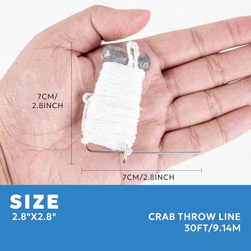 30FT Crab Trap Line Kit with 1.2OZ Weight - 3PCS Ctl007-3