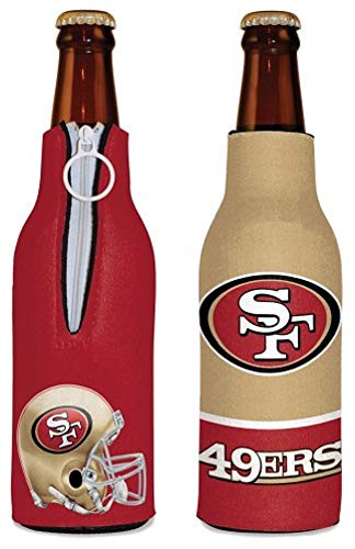 San Francisco 49ers Bottle Cooler - Insulated Foam, Collapsible