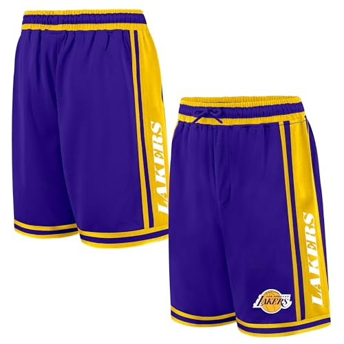 NBA Official Soft Air Mesh Game Day Basketball Shorts - Lakers 8