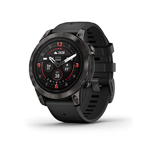 Garmin epix Pro (Gen 2) Sapphire Edition Smartwatch - 47mm Carbon Gray