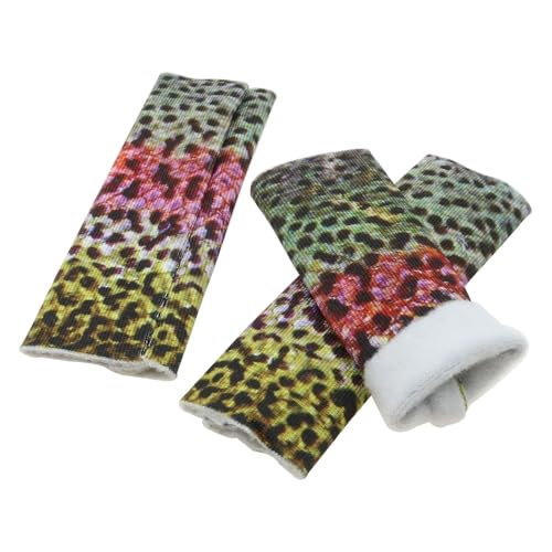 Fishing Finger Protector Tabs - 3 PCS Pink Fish Skin Pattern
