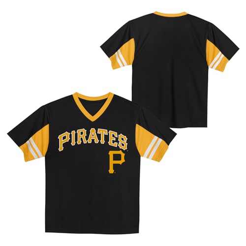 Toddler Baseball Fashion Jersey - Pittsburgh Pirates - Black, 2T-4T