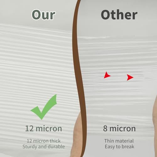 Plastic Drop Cloth, 6 Piece Drop Cloth for Painting, 360 X 270 CM, Waterproof and Dust-Proof Clear Cloth, Paint Tarps Drop Cloth for Furniture Cover