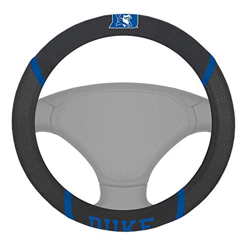Duke Blue Devils Embroidered Steering Wheel Cover - 15 Inches