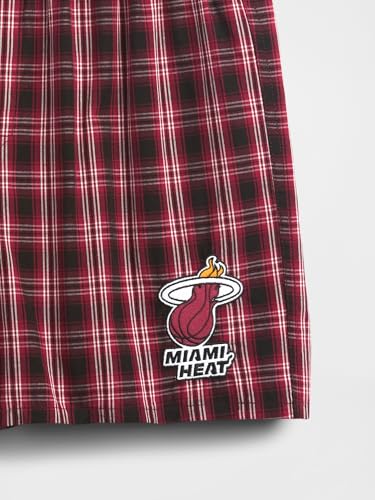 NBA Sleepwear Boxers for Men - Large Miami Heat