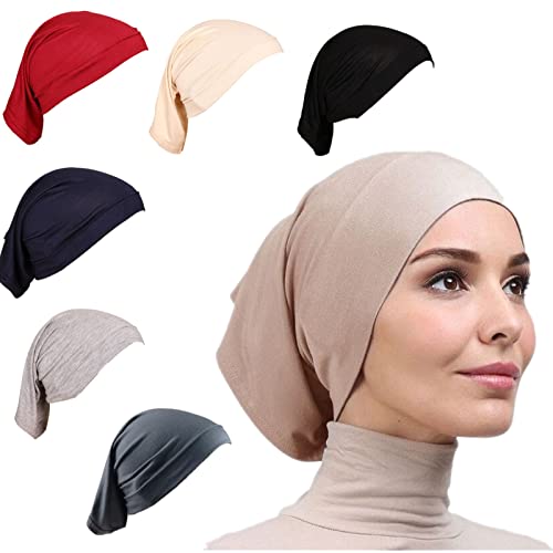 Women Under Scarf Cap Hijab Bonnet Neck Cover Muslim Headwear - TanQiang