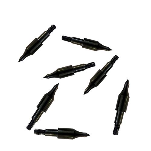 100 Grain Archery Field Points - 12 Pack Screw-In Practice Arrow Tips