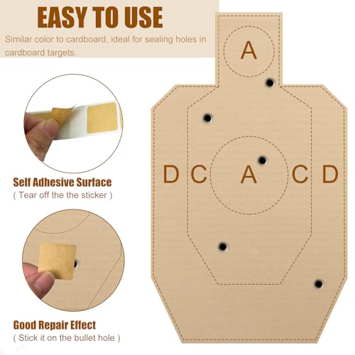 Shooting Target Pasters - 1000 Adhesive Stickers, 0.87 Inch
