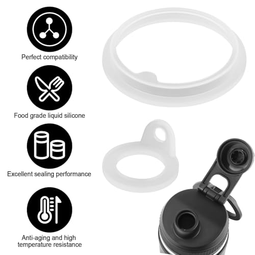 Silicone Gasket Replacement for TAKEYA Actives Water Bottle - 4 Pack