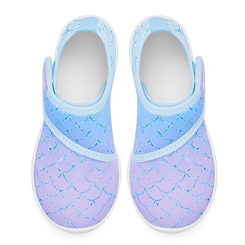Toddler Water Shoes - Quick Dry Aqua Shoes for Kids - Mermaid