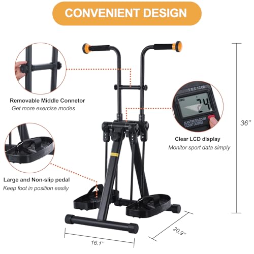 Pedal Exerciser Bike for Seniors - Full Body Home Exercise Equipment