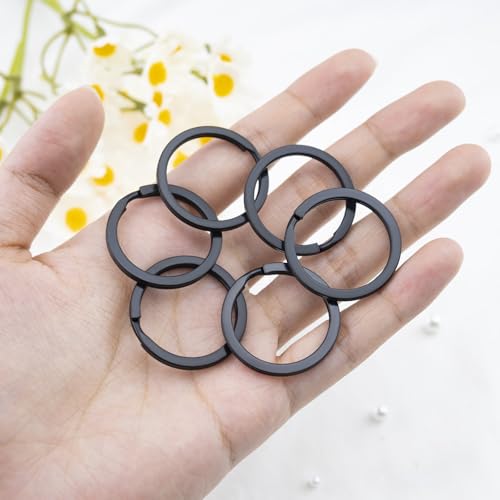 10 Pcs 1-Inch Stainless Steel Split Rings for Keychains