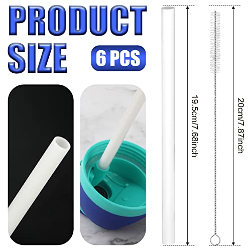 6 Reusable Replacement Straws for Owala FreeSip 19oz