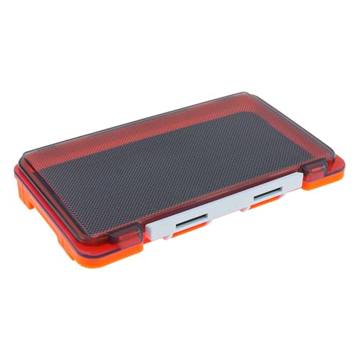 Fishing Tackle Box with Slit Foam Insert - 6.8"x3.8"x0.8" - Orange
