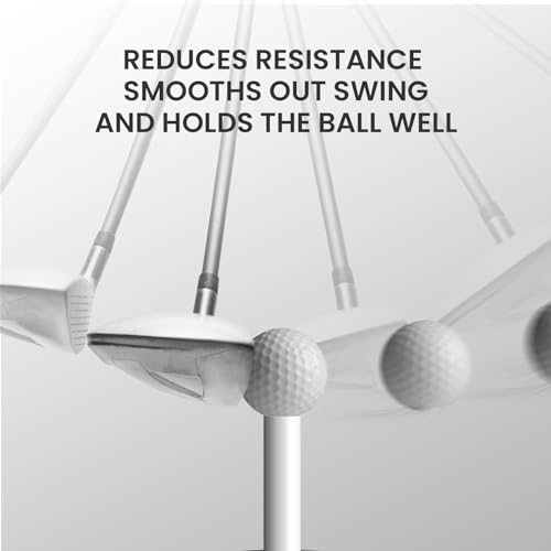 Golf Rubber Tees for Practice Mat - 3 Pack (1.5" White)