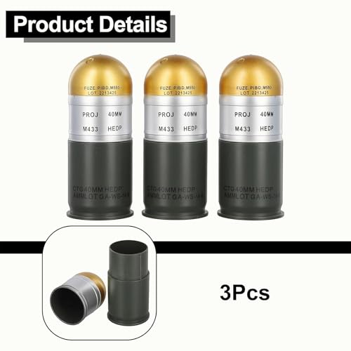 40mm Tactical Dummy Grenade Storage Box - Gold