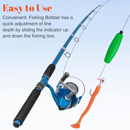 Fishing Bobbers Peg Floats - 20pcs Foam Cigar 2.5 Inch