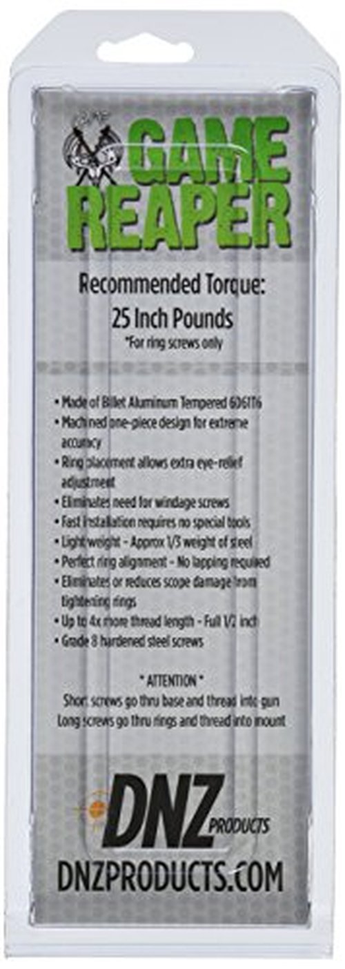 Game Reaper Ruger 10/22 Medium Mount (Black, 1 inch)