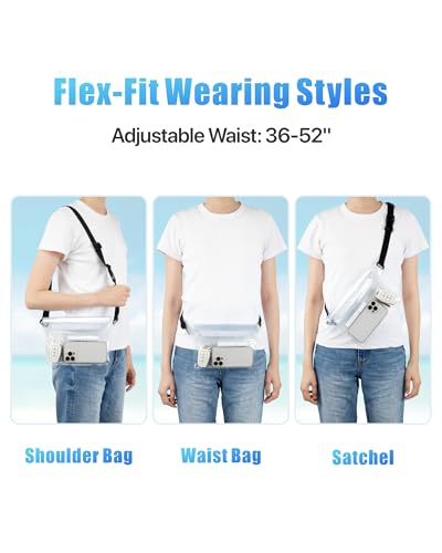 F-color Waterproof Fanny Pack - Pouch, Beach Cruise Essentials