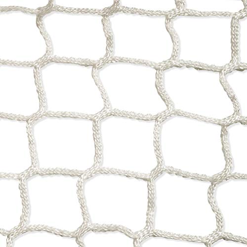 Replacement Lacrosse Goal Net - Heavy Duty 3mm Knotless Polyester for 6x6 Goals