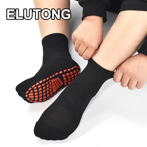 Non-Slip Grip Socks for Women - Yoga, Pilates, Dance - 4-10 Pairs, Multicolor