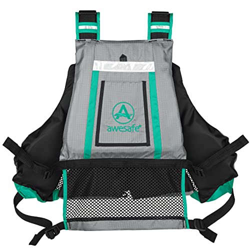 Adult Watersport Vest - Aqua, Medium-Large