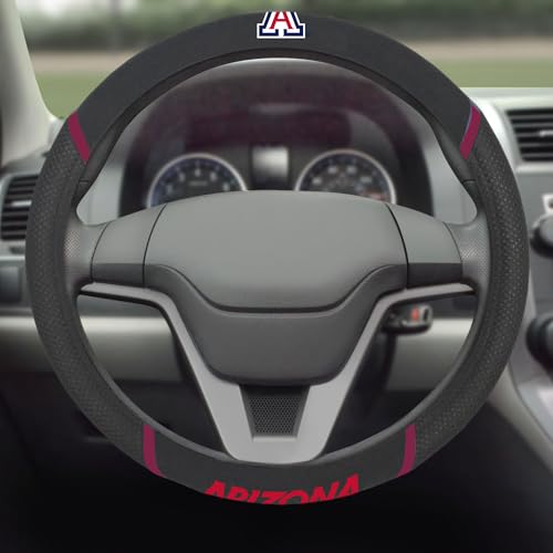 Arizona Wildcats Embroidered Steering Wheel Cover - 15 Inch