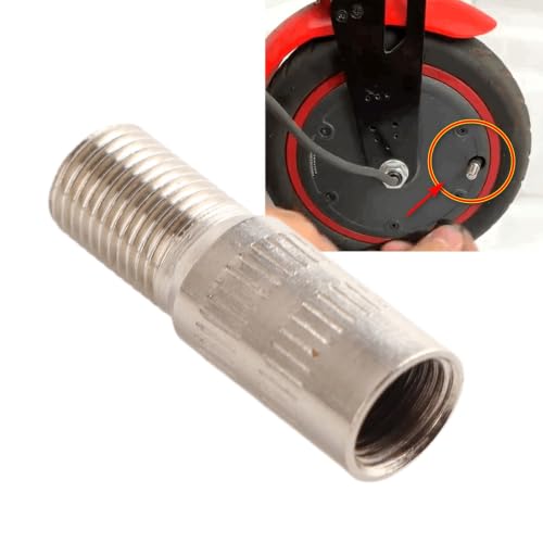 Alomejor 9mm Scooter Valve Extension Adapter for M365/Pro – 25mm Built-in Nozzle