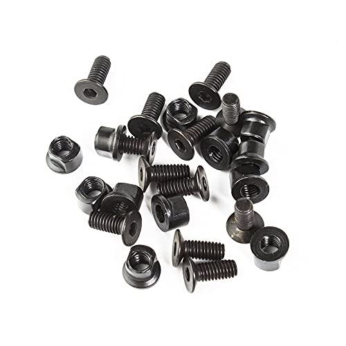 KeyMod Rail Screws Set - 12 Heavy Duty Steel Screws with Nuts
