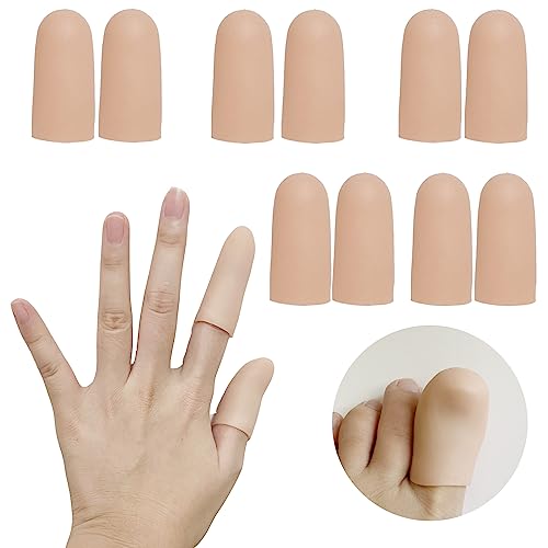 10 Medium Gel Finger Cots - Relief for Arthritis & Eczema
