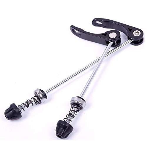 MTB Quick Release Skewers - Aluminum Alloy, 145/180 mm - Silver & Black