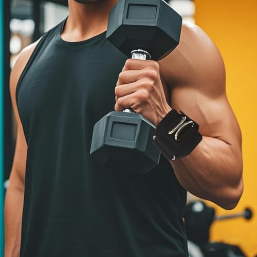 Weight Lifting Straps with Dual D-Rings for Cable Machines & Deadlifts