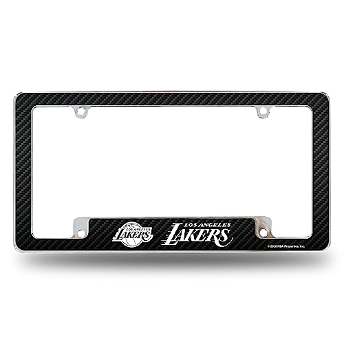 Los Angeles Lakers 12" x 6" Chrome License Plate Frame