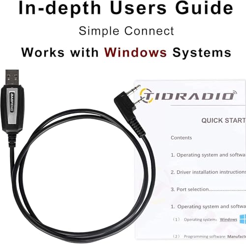 USB Programming Cable for Baofeng Radios - CH340 Chip