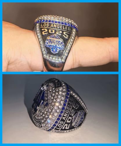 Baseball Championship Ring Replica - Silver Plated Display - 5#Freeman