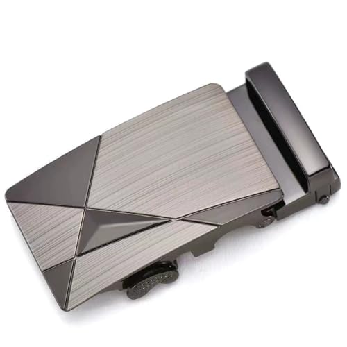 Automatic Leather Belt Buckle Set - 2pcs, 35MM, Black