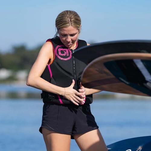 Women's Neoprene Life Jacket - USCGA Approved, Pink, Medium