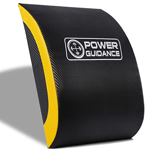 Black 14.2 x 11.8-inch Ab Exercise Mat for Core Workouts - Sit Up Pad
