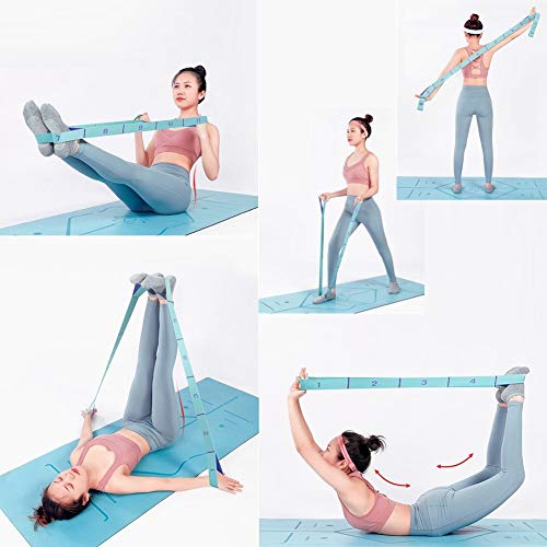 Stretching Strap for Flexibility - 11 Loops Yoga & Pilates