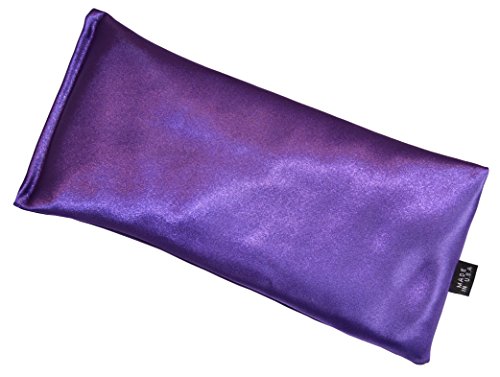 Amethyst Lavender Silk Eye Pillow for Meditation & Relaxation - Blissful Being