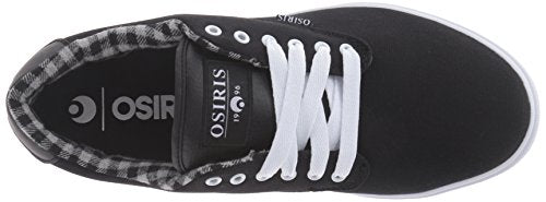 Osiris Men's Slappy VLC Skateboarding Shoe, Black/White, 8 M US
