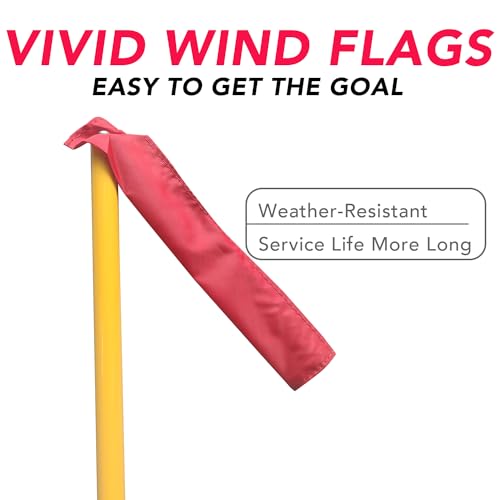 Adjustable Height Football Goal Post 8x5.5 Ft - Steel Frame with Pump