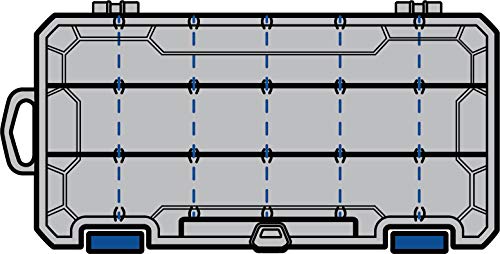 Zerust MAX Tackle Box - 18 Compartments, Smoke Gray - 9.125" x 5" x 1.25"