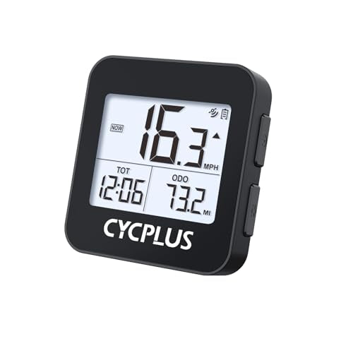 Wireless GPS Bike Computer with 2.0" Screen, IPX6 Waterproof, 1200mAh Battery
