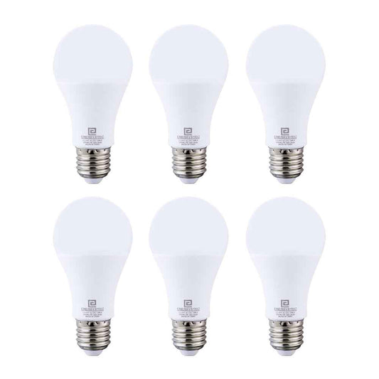 12V-60V LED Light Bulb 6W E26 Medium Base, 3000K Warm Light Color, 12 Volt AC DC Low Voltage Light Bulb Regular A19 Lamp 24V 32V 36V 48V (Not for 120V), for RV, Off-Grid Power System, 6 Pack